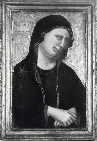 Anonimo — Maestro di San Martino alla Palma - sec. XIV - Madonna dolente — insieme